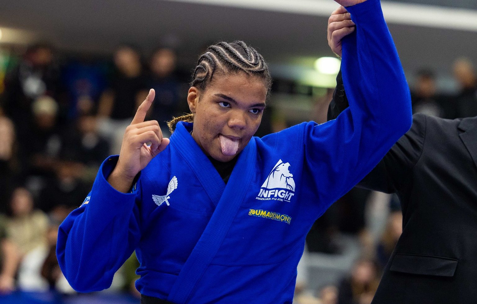 Gabi Pessanha faturou, mais uma vez, o peso e absoluto no Europeu de Jiu-Jitsu (Foto: Lu Nivers/IBJJF)