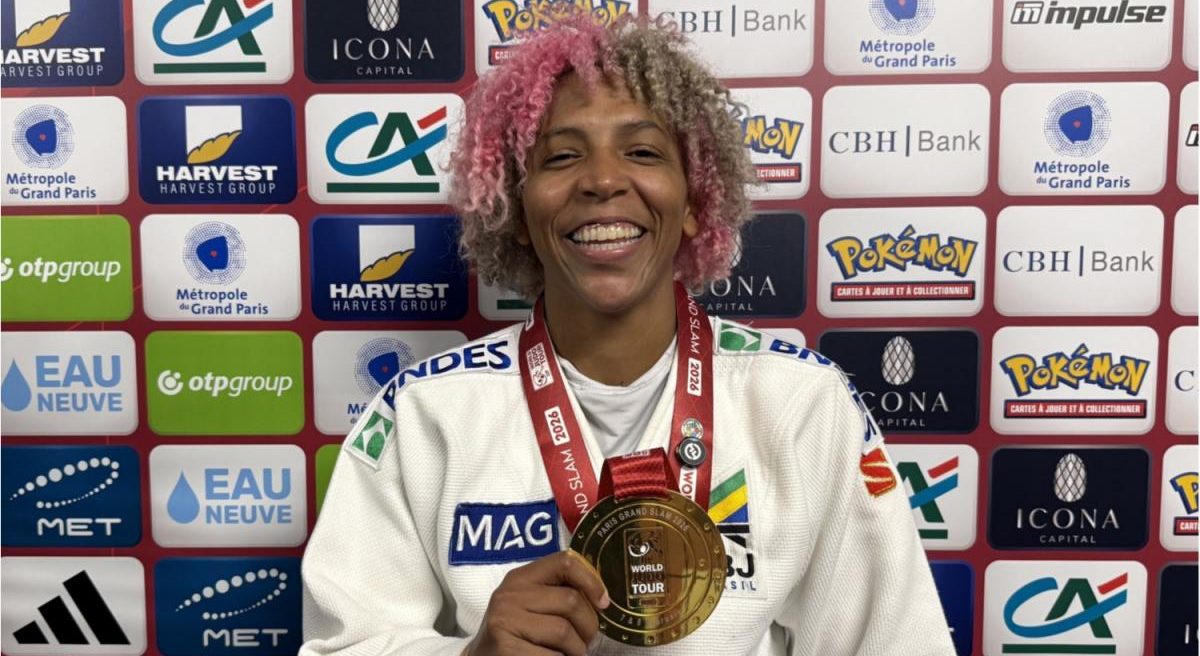 Rafaela Silva foi campeã da etapa de Paris do Grand Slam de Judô (Foto: Camila Dantas/CBJ)