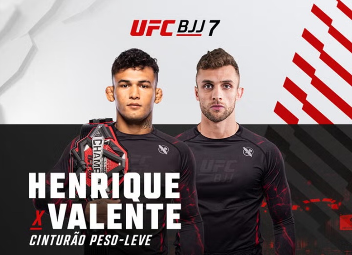 Campeão peso-leve, Carlos Henrique defenderá seu título contra Lucas Valente no card do UFC BJJ 7, em abril (Foto: Reprodução/UFC)