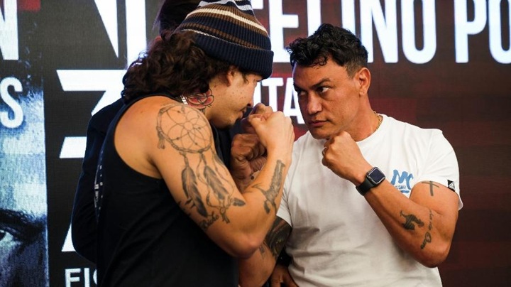 Whindersson Nunes e Popó se enfrentaram em 2022, na primeira edição do Fight Music Show (Foto: Ricardo Frazen/ Divulgação FMS)