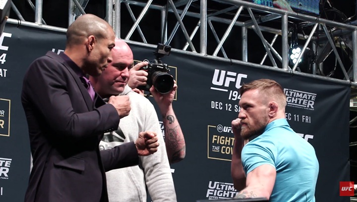 José Aldo detalha comportamento de Conor McGregor durante turnê promocional e relembra rivalidade histórica (Foto: Reprodução/UFC)