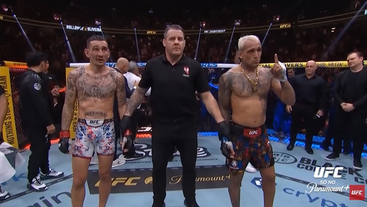 Volkanovski questiona estilo adotado por Charles do Bronx na vitória sobre Max Holloway no UFC 326 (Foto: Reprodução/UFC)