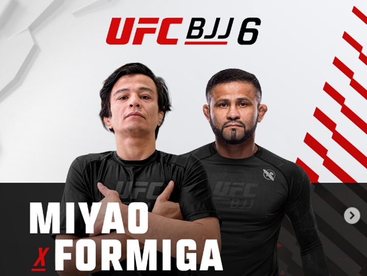 João Miyao e Jussier Formiga vão se enfrentar no card do UFC BJJ 6, no próximo dia 6 de março (Foto: Reprodução)