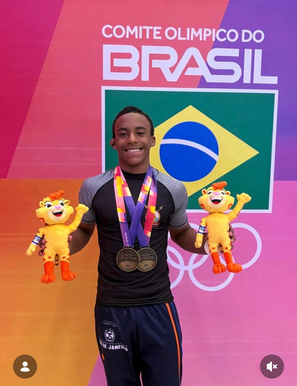 Moisés Teixeira conquistou o direito de representar o Brasil em competição internacional, mas vive difícil impasse fora do esporte (Foto: Reprodução)