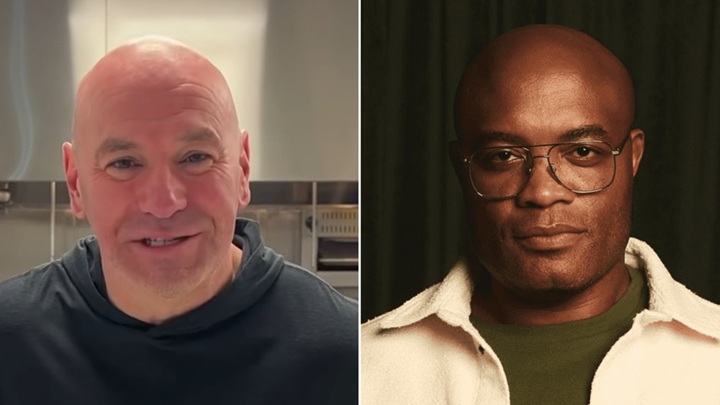Dana White e Anderson Silva tiveram uma relação conturbada ao longo dos anos no UFC (Foto: Reprodução)