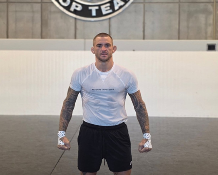 Dustin Poirier foi liberado após abordagem policial e comentou situação de forma breve no Instagram (Foto: Reprodução/Instagram)