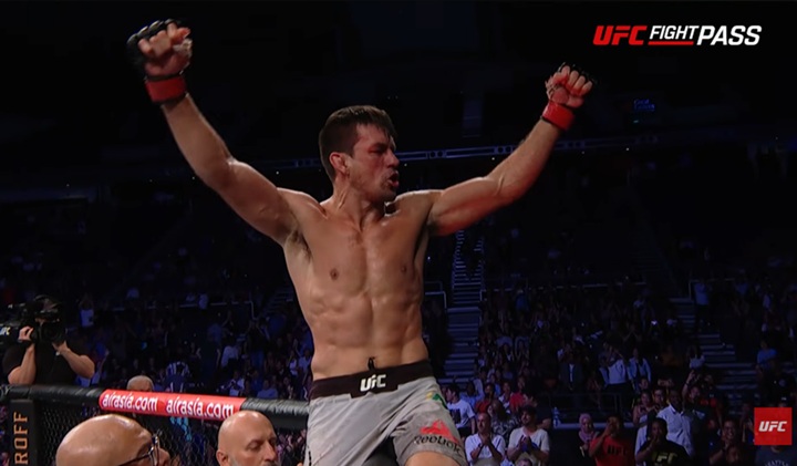 Demian Maia admite desejo de encerrar ciclo no octógono e revela que aceitaria convite do UFC para fazer uma luta de despedida (Foto: Reprodução/UFC)
