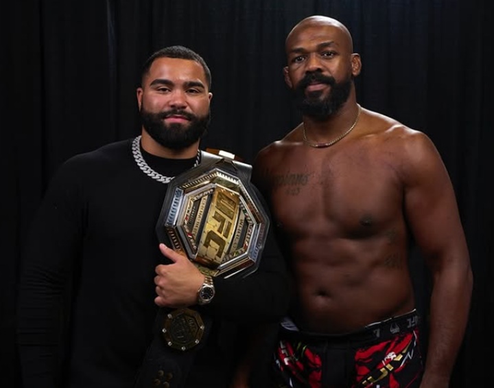 Jon Jones acredita que campeão olímpico Gable Steveson já tem nível para enfrentar a elite dos pesos-pesados (Foto: Reprodução)