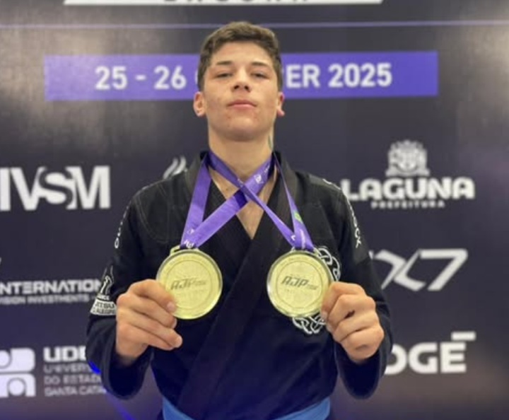 Aos 20 anos, faixa-azul Caio Lucas será um dos atletas em ação no GP do Turris Invitational, em novembro (Foto: Reprodução)
