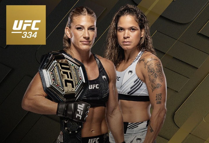 UFC 334, em novembro, terá Ciryl Gane x Josh Hokit pelo título e Amanda Nunes diante de Kayla Harrison no peso-galo (Foto: Reprodução/UFC)