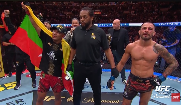 Pantoja utiliza discurso clássico do cinema para lidar com revés em revanche contra Joshua Van e mira a recuperação na carreira (Foto: Reprodução/UFC)