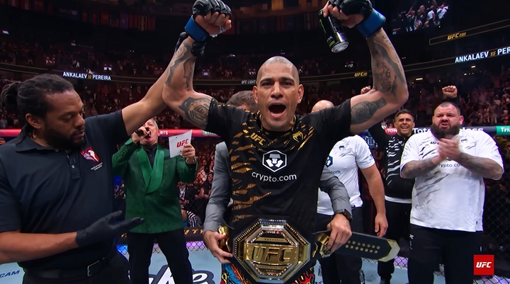 Poatan admite que pode voltar aos meio-pesados após novo revés e indica que pretende lutar com menos peso contra Sergei Pavlovich (Foto: Reprodução/UFC)